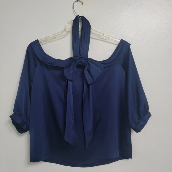 CECE WOMEN SWEATER, SIZE L, BLUE COLOR, BEAUTIFUL AND ELEGANT - Picture 2 of 7